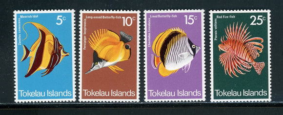 Tokelau Scott #45-48 MNH Fish FAUNA CV$5+ 417668