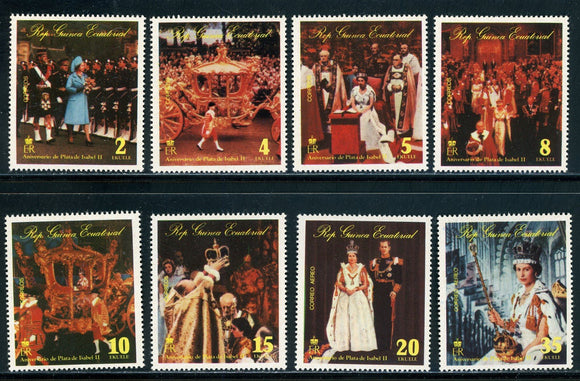 Equatorial Guinea Scott #7849-7858 MNH Coronation of Elizabeth II 25th $$ 417712