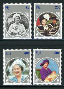 Fiji Scott #531-534 MNH Queen Mother Elizabeth 85th Birthday CV$2+ 420375