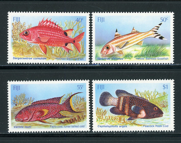 Fiji Scott #536-539 MNH Fish FAUNA CV$8+ 420378