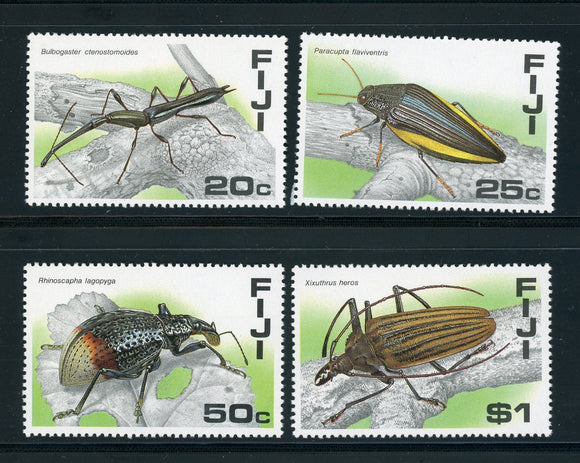 Fiji Scott #574//578 MNH Insects FAUNA CV$12+ 420381
