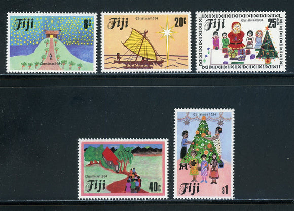 Fiji Scott #518-522 MNH Christmas 1984 CV$2+ 420385