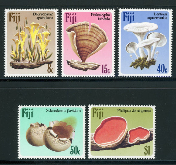 Fiji Scott #500-504 MNH Fungi FLORA CV$11+ 420386
