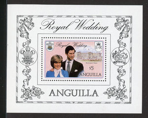 Anguilla Scott #447 MNH S/S Prince Charles Lady Diana Wed $$ 420508