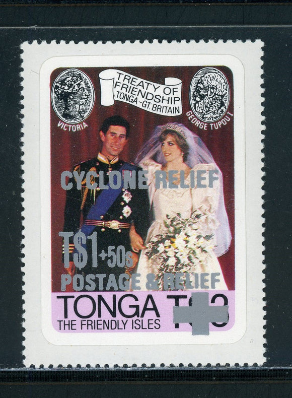 Tonga Scott #B1 SA Cyclone Relief on Wedding CV$4+ 420544