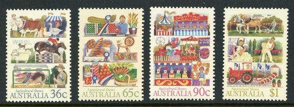Australia Scott #1019-1022 MNH Agricultural Shows CV$5+ 420570