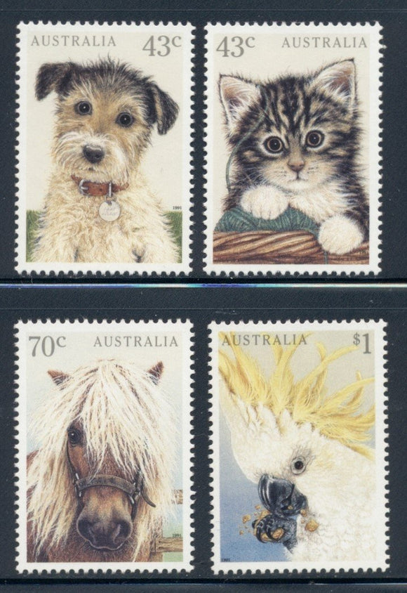 Australia Scott #1222-1225 MNH Pets FAUNA CV$4+ 420577