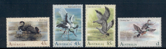Australia Scott #1203-1206 MNH Water birds FAUNA CV$5+ 420584