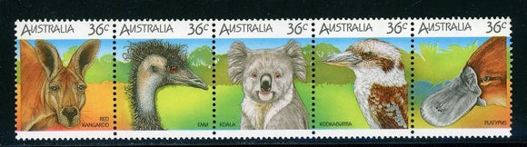 Australia Scott #992 MNH STRIP Wildlife FAUNA CV$3+ 420621