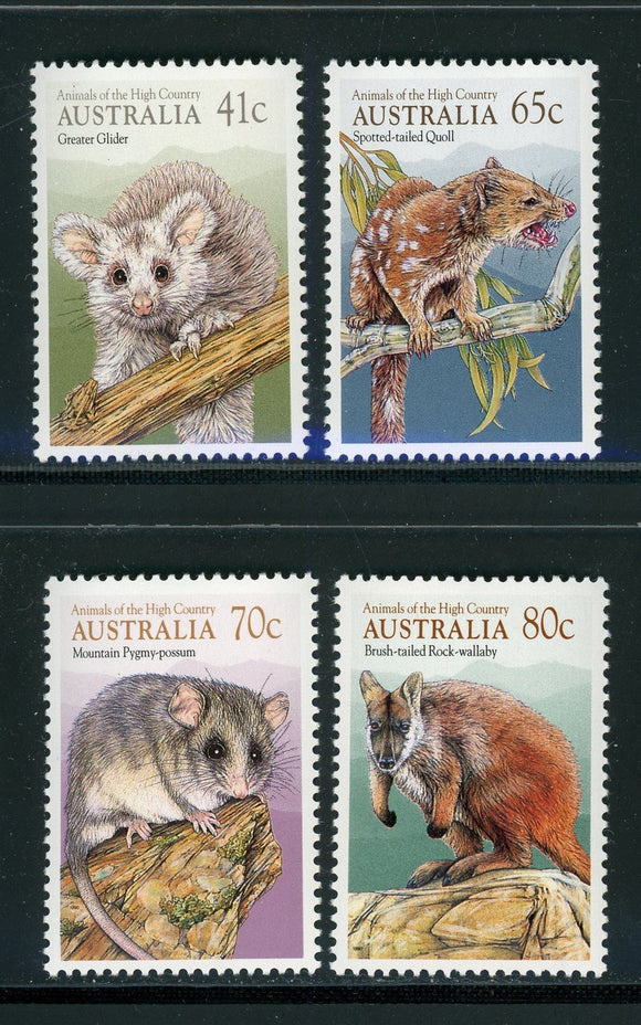 Australia Scott #1186-1189 MNH Fauna of the High Country CV$5+ 420640