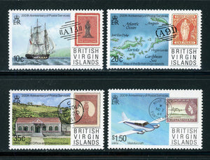 Virgin Islands Scott #590-593 MNH Postal Services 200th ANN CV$14+ 420673