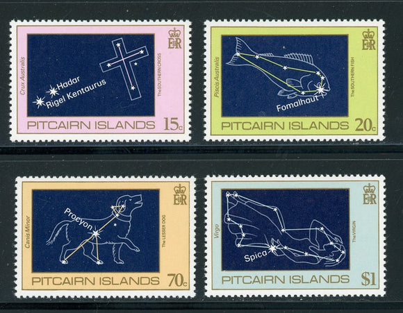 Pitcairn Islands Scott #244-247 MNH Constellations $$ 420678