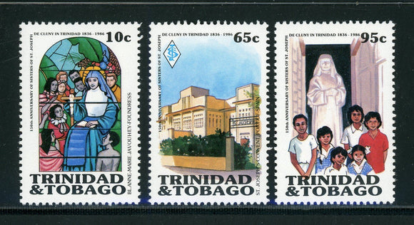 Trinidad & Tobago Scott #440-442 MNH Sisters of St. Joseph de Cluny $$ 420752