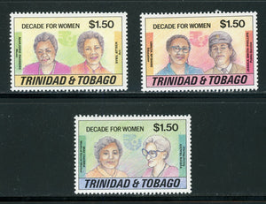 Trinidad & Tobago Scott #434-436 MNH UN Decade for Women CV$6+ 420754