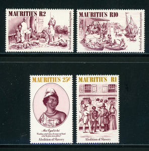 Mauritius Scott #596-599 MNH Abolition of Slavery CV$9+ 420768