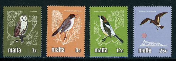 Malta Scott #580-583 MNH Birds FAUNA CV$2+ 420825