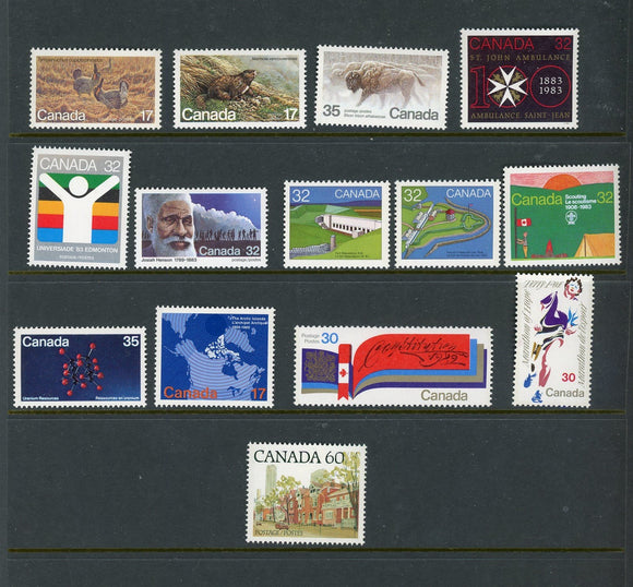 Canada Assortment #46 MNH 1976-1984 Stamps $$ 423687