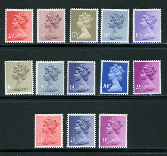 Great Britain Assortment #189 MNH 1960's-70's Machins $$ 423779