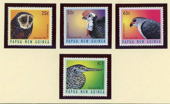 Papua New Guinea Scott #933-936 MNH Birds FAUNA CV$9+ 424128