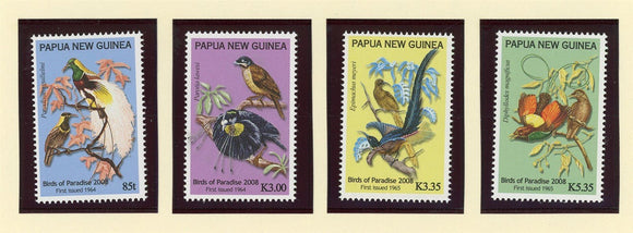 Papua New Guinea Scott #1327-1330 MNH Birds of Paradise FAUNA CV$10+ 427207