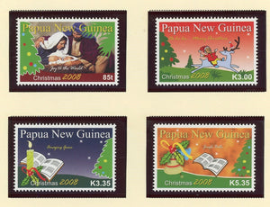 Papua New Guinea Scott #1350-1353 MNH Christmas 2008 CV$9+ 427211