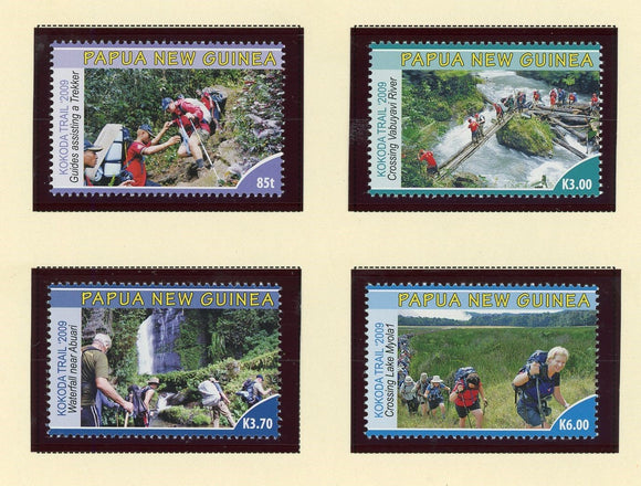 Papua New Guinea Scott #1389-1392 MNH Kokoda Trail CV$10+ 427219