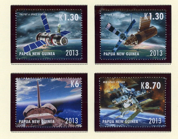 Papua New Guinea Scott #1697-1700 MNH Space and Spacecraft CV$15+ 427271