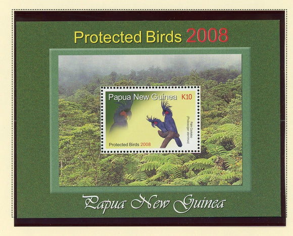 Papua New Guinea Scott #1294 MNH S/S Protected Birds FAUNA CV$8+ 427326