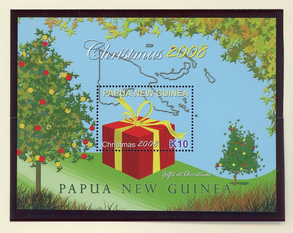 Papua New Guinea Scott #1355 MNH S/S Christmas 2008 CV$7+ 427346