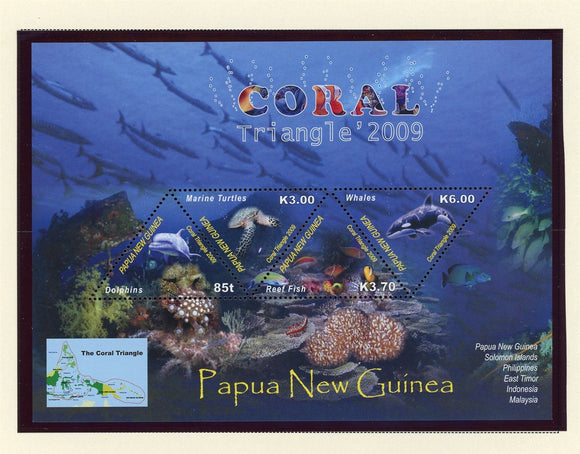 Papua New Guinea Scott #1387 MNH SHEET Assets of Coral Triangle CV$10+ 427355
