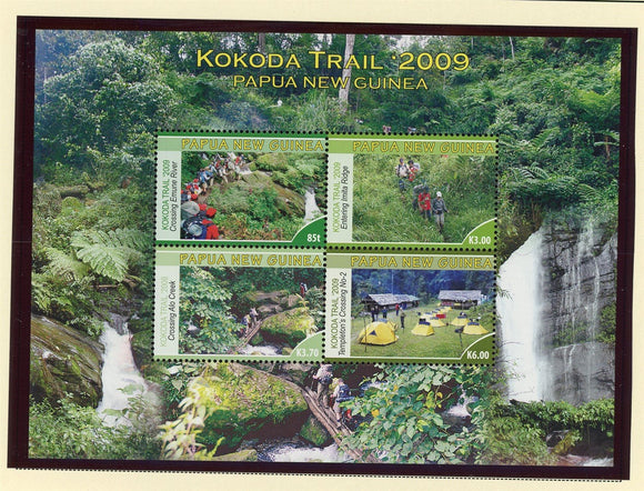 Papua New Guinea Scott #1393 MNH SHEET of 4 Kokoda Trail CV$10+ 427357