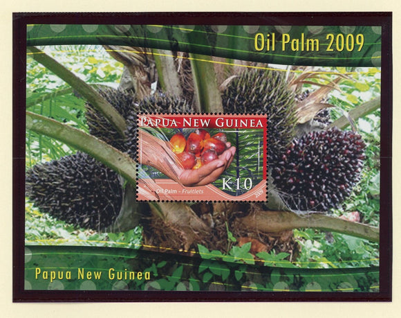 Papua New Guinea Scott #1418 MNH S/S of 4 Palm Oil Production CV$7+ 427366