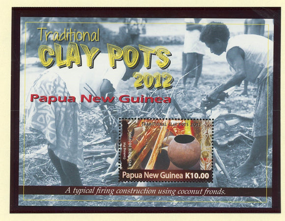 Papua New Guinea Scott #1627 MNH S/S Clay Pots CV$9+ 427431