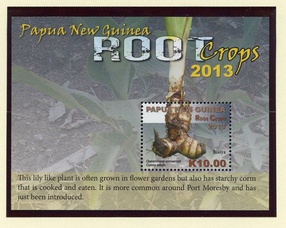 Papua New Guinea Scott #1690 MNH S/S Root Crops FLORA CV$9+ 427452
