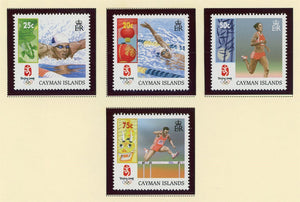 Cayman Islands Scott #1026-1029 MNH Olympics 2008 Beijing Track Swim CV$7 427503