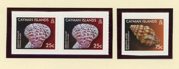 Cayman Islands Scott #1075-1076 SA Shells FAUNA Marine Life CV$7+ 427516
