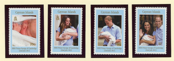 Cayman Islands Scott #1131-1134 MNH Birth of Prince George Royalty CV$7+ 427533