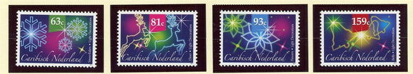 Caribbean Netherlands Scott #19-22 MNH Holiday Light Decorations CV$8+ 427640