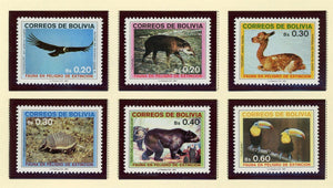 Bolivia Scott #742-747 MNH Wildlife Conservation Fauna Birds CV$9+ 427662