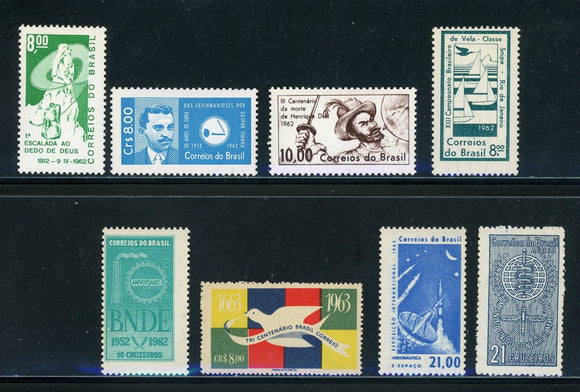 Brazil Scott #937//C106 MNH Assortment 1962-'63 Issues $$ See Scan 430038