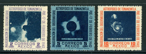 Mexico Scott #774-776 MNH Astrophysics Conference CV$30+ 430099