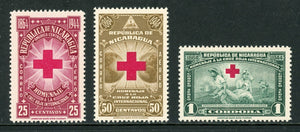 Nicaragua Scott #C263-C265 MNH Int'l Red Cross 80th ANN CV$4+ 430114