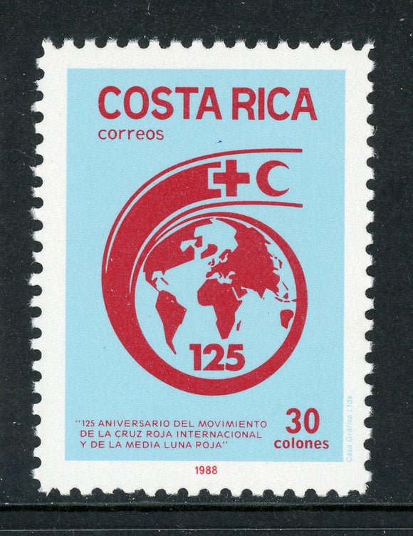 Costa Rica Scott #400 MNH Int'l Red Cross and Red Crescent ANN $$ 430122
