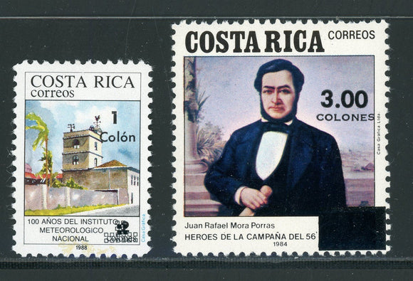 Costa Rica Scott #439-440 MH SCHGD Issues See Scan $$ 430138