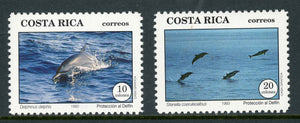 Costa Rica Scott #453-454 MNH Protection of the Dolphin CV$7+ 430145