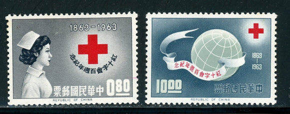China Scott #375-376 MNH Int'l Red Cross Centenary CV$15+ 430226