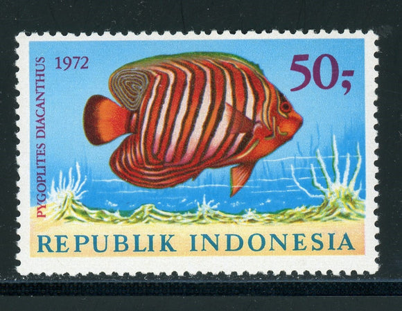Indonesia Scott #835 MNH Fish FAUNA CV$8+ 430253