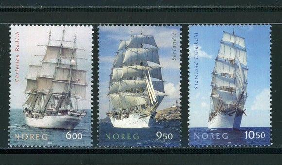 Norway Scott #1437-1439 MNH Sailing Ships CV$7+ 430303
