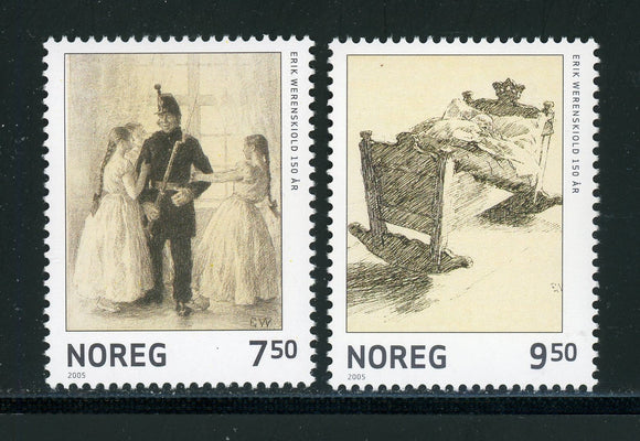 Norway Scott #1418-1419 MNH Three Princesses Illustration CV$4+ 430314
