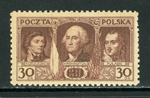 Poland Scott #267 MNH George Washington Birth ANN CV$4+ 430319